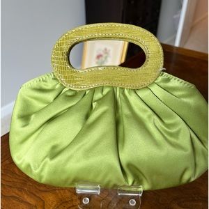 Lauren Merkin silk evening bag.